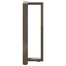 konsolbordben T-formet 2 stk. sort 38x25x(72-73) cm stål
