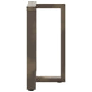 spisebordsben T-formet 2 stk. sort 50x35x(72-73) cm stål