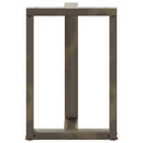 spisebordsben T-formet 2 stk. sort 50x35x(72-73) cm stål