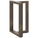 spisebordsben T-formet 2 stk. sort 60x35x(72-73) cm stål