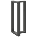 barbordsben T-formet 2 stk. antracit 50x35x(90-91) cm stål