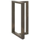 barbordsben T-formet 2 stk. sort 60x35x(90-91) cm stål