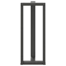 barbordsben T-formet 2 stk. antracit 50x35x(100-101) cm stål