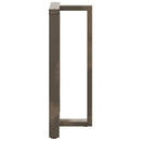 barbordsben T-formet 2 stk. sort 60x35x(100-101) cm stål