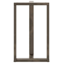 barbordsben T-formet 2 stk. sort 60x35x(100-101) cm stål