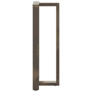 barbordsben T-formet 2 stk. sort 50x35x(110-111) cm stål