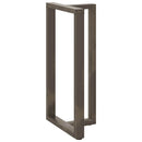 barbordsben T-formet 2 stk. sort 60x35x(110-111) cm stål