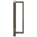 barbordsben T-formet 2 stk. sort 60x35x(110-111) cm stål