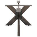 sofabordben edderkopformet sort 98x58x(42-43) cm stål
