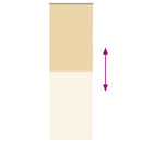 rullegardin mørklægning 80x210 cm stofbredde 75,7 cm polyester