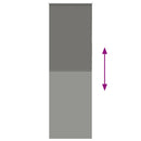rullegardin mørklægning 75x230 cm stofbredde 70,7 cm polyester
