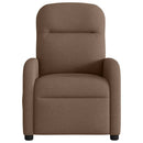 massagestol stof brun