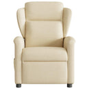 lænestol stof cremefarvet