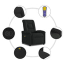 massagestol stof sort