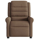 massagestol stof brun