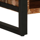 sofabord 90x50x36 cm massivt genbrugstræ flerfarvet