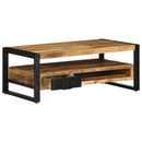 sofabord 90x50x36 cm massivt ru mangotræ