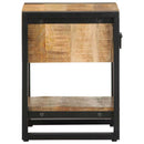 sengebord 35x34x45 cm massivt ru mangotræ