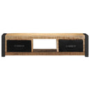 tv-bord 100x30x25 cm massivt ru mangotræ