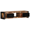 tv-bord 100x30x25 cm massivt genbrugstræ