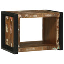 Væg Cube med opbevaring Brun 55 x 35 x 40 cm Solid genbrugs træ