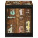 Væg Cube med opbevaring Brun 55 x 35 x 40 cm Solid genbrugs træ