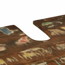Vaskeskab med hylde Brun 55 x 35 x 60 cm Solid genbrugs træ