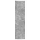 klædeskab 80x50x200 cm konstrueret træ betongrå