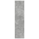 klædeskab 50x50x200 cm konstrueret træ betongrå
