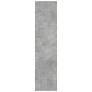 klædeskab 30x50x200 cm konstrueret træ betongrå