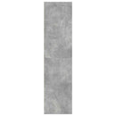 klædeskab 80x50x200 cm konstrueret træ betongrå