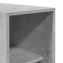 klædeskab 30x50x200 cm konstrueret træ betongrå