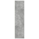 klædeskab 50x50x200 cm konstrueret træ betongrå