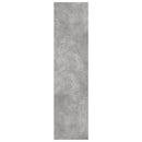 klædeskab 80x50x200 cm konstrueret træ betongrå