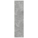 klædeskab 100x50x200 cm konstrueret træ betongrå