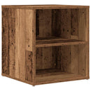 hjørneskab 200x40x45 cm konstrueret træ gammelt trælook