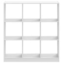 bogreol 102x32x108 cm konstrueret træ hvid