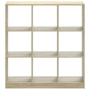bogreol 102x32x108 cm konstrueret træ sonoma-eg