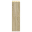 bogreol 102x32x108 cm konstrueret træ sonoma-eg