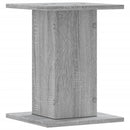 plantestativer 2 stk. 30x30x40 cm konstrueret træ grå sonoma-eg