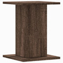 plantestativer 2 stk. 30x30x40 cm konstrueret træ brunt eg