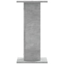 plantestativer 2 stk. 30x30x60 cm konstrueret træ betongrå