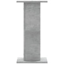 plantestativer 2 stk. 30x30x60 cm konstrueret træ betongrå
