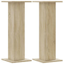 plantestativer 2 stk. 30x30x80 cm konstrueret træ sonoma-eg