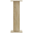 plantestativer 2 stk. 30x30x80 cm konstrueret træ sonoma-eg
