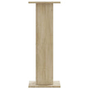 plantestativer 2 stk. 30x30x80 cm konstrueret træ sonoma-eg