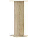plantestativer 2 stk. 30x30x80 cm konstrueret træ sonoma-eg