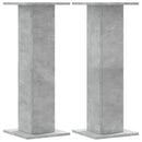 plantestativer 2 stk. 30x30x80 cm konstrueret træ betongrå