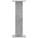 plantestativer 2 stk. 30x30x80 cm konstrueret træ betongrå