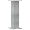 plantestativer 2 stk. 30x30x80 cm konstrueret træ betongrå